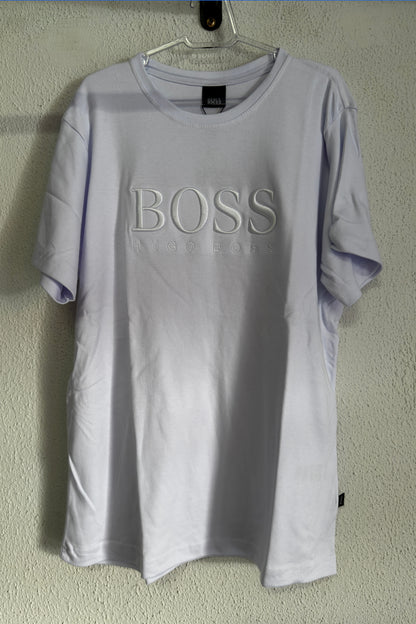 Camiseta Hugo Boss Logo Bordada