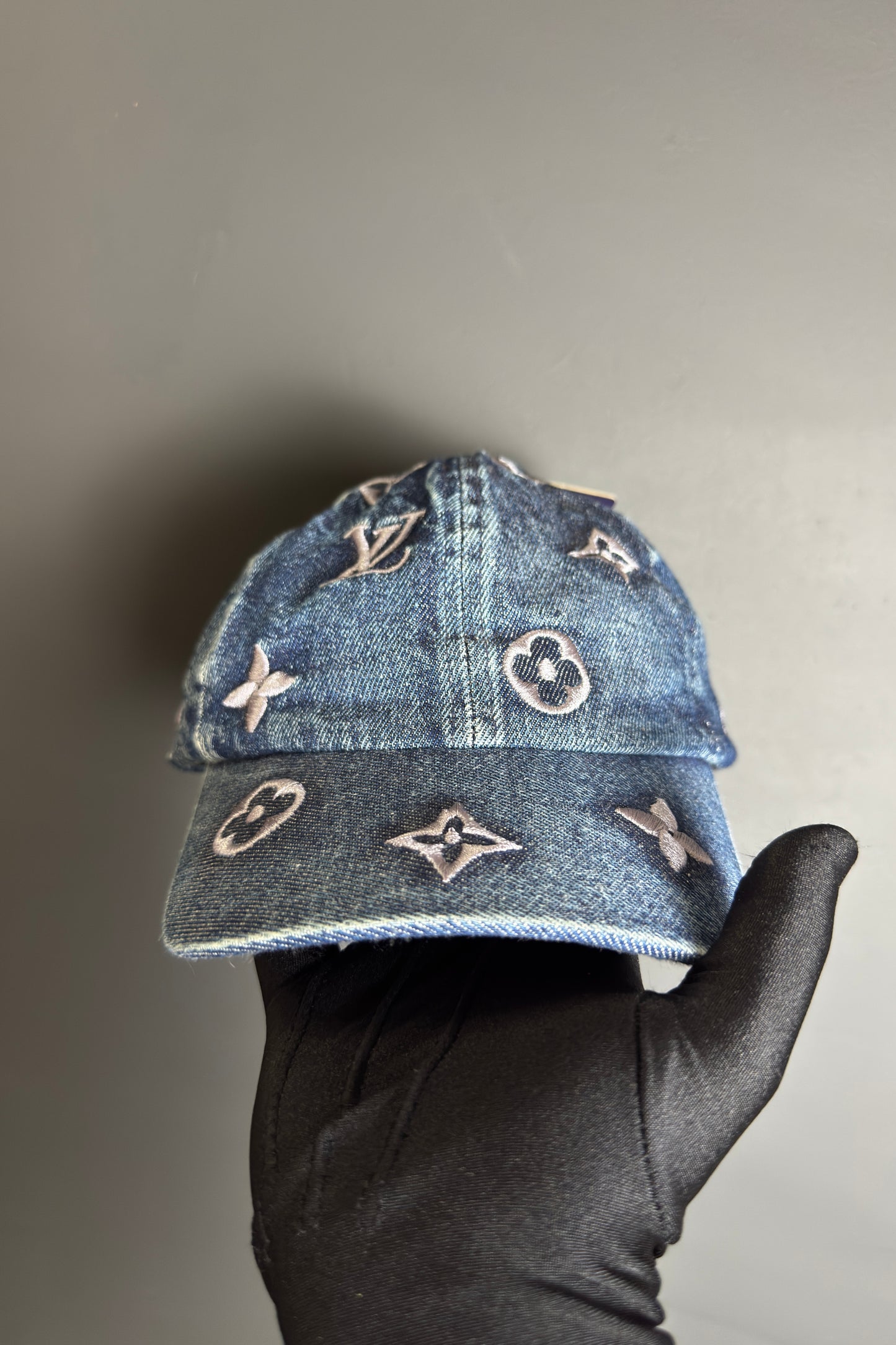 Boné LV Jeans Grife