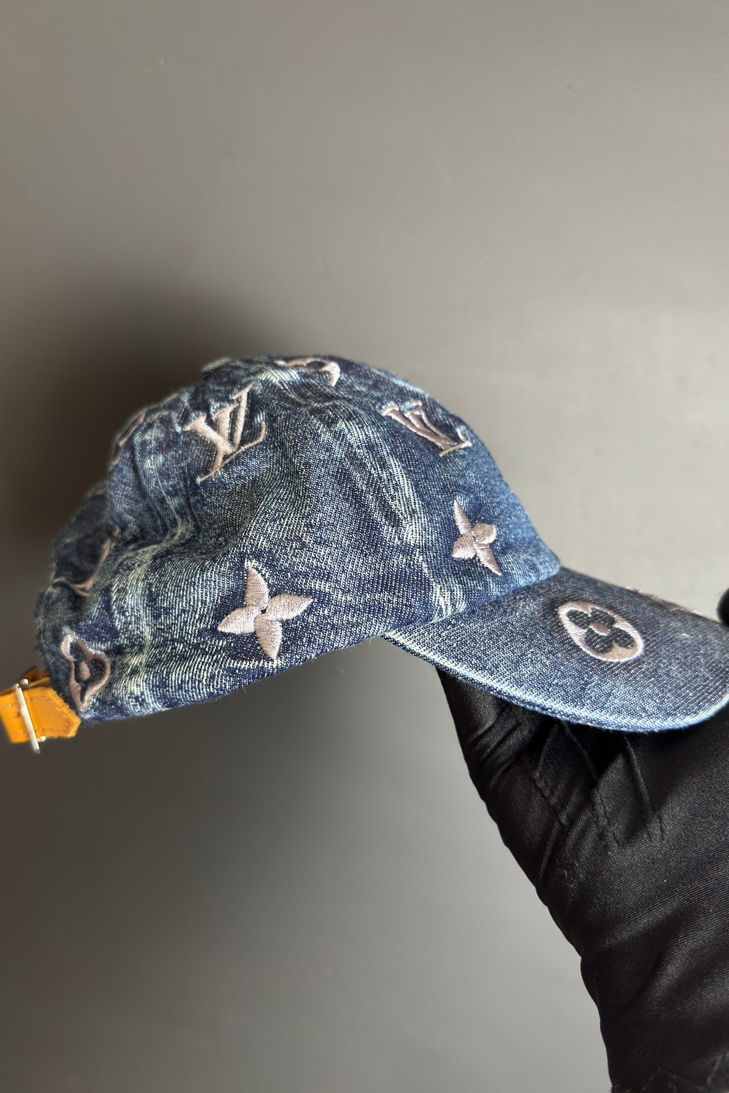 Boné LV Jeans Grife