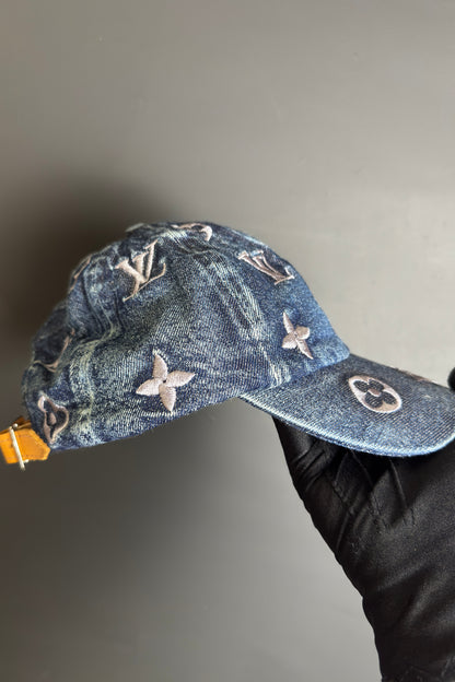 Boné LV Jeans Grife
