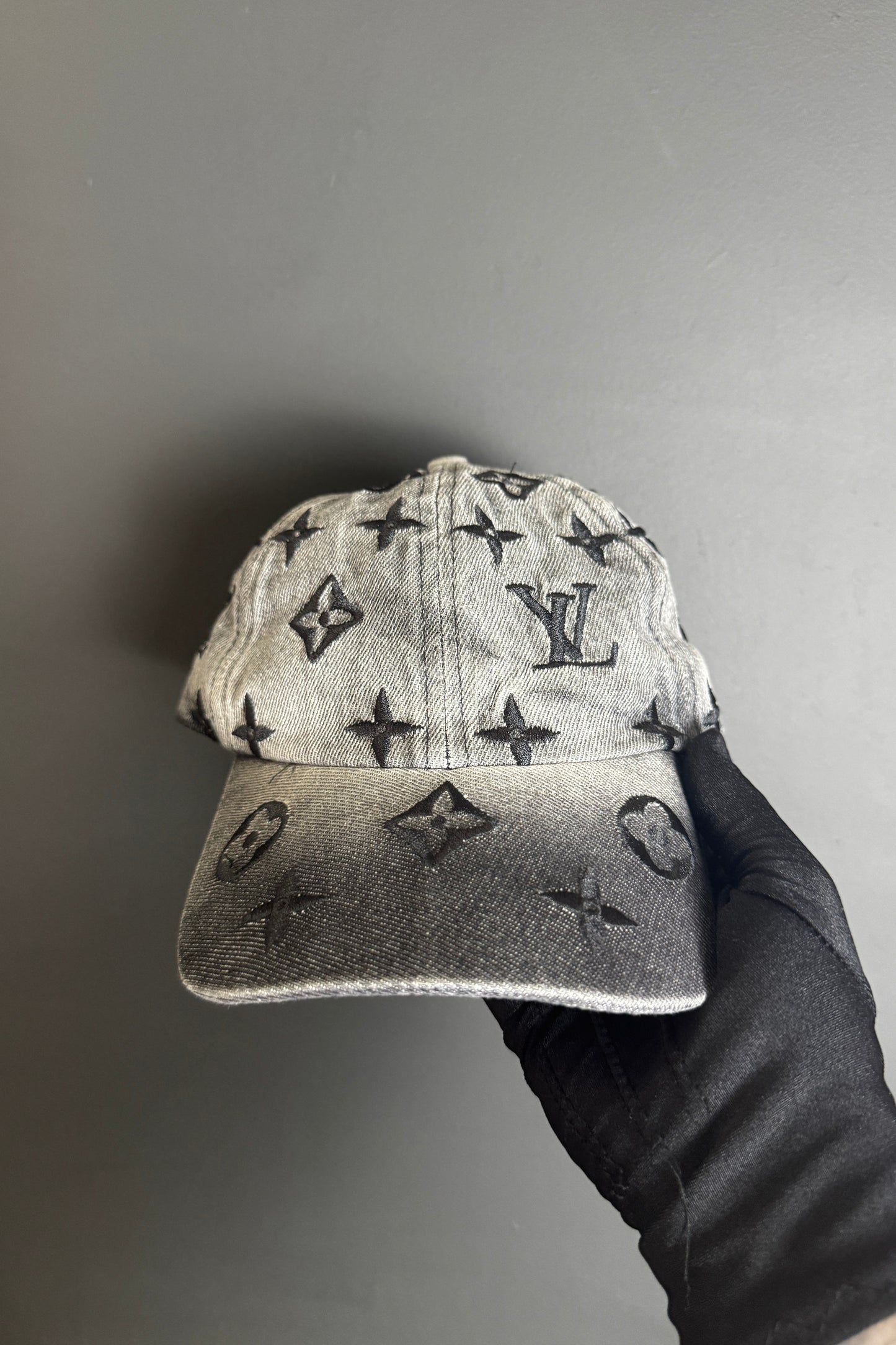 Boné LV Jeans Grife