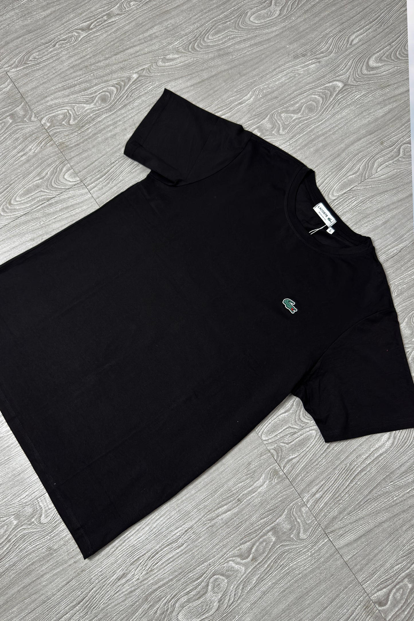 Camiseta Lacoste Preta Básica